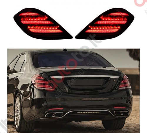 Mercedes S Class W222 LCI galiniai žibintai